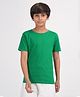 Zion Single Jersey Half Sleeves Solid Tee - Green