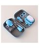 Zikku Baby Grooming Kit with Travel Case (8 pieces, Blue)