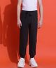 Lil Tomatoes Cotton Looper Solid Trackpants - Charcoal