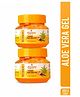 Eloway Nourishing Aloe Vera Gel with Kesar Chandan for Skin Nourishment Set of 2 x 100 g