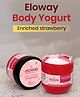 Eloway Strawberry Body Yogurt for Dry Skin & Oil Free skin Set of 1 x 200 ml