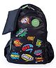Faber Castell School Backpack with Text Print Black - Height 16 Inches