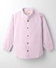 Rikidoos Full Sleeves Solid Shirt - Mauve