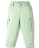 Babyhug Twill Full Length Solid Colour Trouser With Stretch & Cargo Pockets - Mint