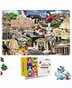 The Puzzl Co - Rome City Jigsaw Puzzle for Kids 9+ Years & Adults (250 Pieces) | Brain Booster, Educational & Fun Puzzle Game | Travel, Culture & History Learning with Informative Leaflet
