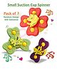 ADKD Animal Spinners Toy Waterproof Suction Cup Spinning Top Rotating For Boys Girls Pack of 3-(Random Design/Color)
