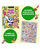 Kaleidoscope Sticker Colouring Tutti Frutti | Colouring Book with Scented Stickers | For 6 to 12 Year Kids