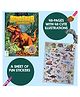 Kaleidoscope Sticker Colouring Dinosaur Adventure | Colouring Book with Scented Stickers | For 6 to 12 Year Kids