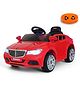 MEKASHI Battery Operated Ride on Car with Bluetooth Music, Lights and Swing function  MKS004-Red
