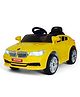 Mekashi Battery Operated Ride On Car for Kids - High Gloss Yellow