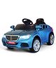Mekashi Battery Operated Ride On Car for Kids - Metallic Blue