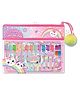 Hot Focus Colorful Creations Pouch with Pom Pom Applique - Pink
