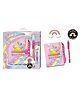 Hot Focus Rainbow Theme Secret Message Stationary Kit With 2 in 1 Secret Message Pen & Journal With Passcode Lock - Pink