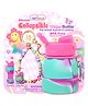 Hot Focus Groovy Flower Collapsible Water Bottle & Key Chain Pink -  500 ml