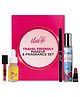 Iba Travel Friendly Makeup & Fragrance Set for Women | Spray Perfume, Liquid Matte Mini Lipstick, All Day Kohl Kajal, Bright Glow Tinted Sunscreen Serum SPF 60 PA++++ & Long Stay Matte Mini Lipstick