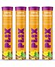 PLIX  Ultra Vitality Effervescent, Strength With L-Arginine, Ashwagandha, Safed Musli and Zinc |Orange Burst | Pack of 4