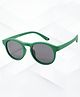 Zikku Solid Flexible Sunglasses With Detachable Band - Green
