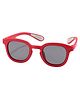 Zikku Solid Grip Detailed Sunglasses - Red