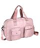 Storite Nylon 43 Cm Expandable Travel Duffle Bag, Handbag for Women, Outdoor Weekend Bag, Lightweight Waterproof Luggage Bag (Pink, 43 x 30 x 17 Cm)