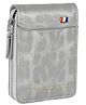 Storite RFID PU Leather 9 Slot Vertical Credit Debit Card Holder Money Wallet Zipper Coin Purse for Men Women (Grey - 11.5 x 2 x 8 Cm)
