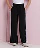 Lil Tomatoes Cotton Looper Side Taped Track Pants - Black