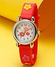 Stol'n Floral Designed Analogue Watch - Red