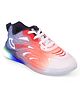 Chiu Fashion Text Designed Ombre LED Shoes - Red