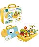 Azhari Angry bird Creative building blocks game set 232 Pieces with storage tools box diy kids screw assembly toy for kids- Pack of 1 Color May Vary