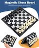 Fiddlerz Magnetic Chess Board Game Set for Kids and Adults with Secure Magnetic Pieces Portable Foldable Strategy Game for Brain Development