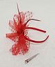 BABY Charm Detachable Bow Applique Detailed Hair Band & Hair Clip Set - Red