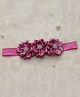 BABY Charm Floral Designed Stones Embellished Headband - Pink