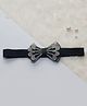 BABY Charm Bow Applique Detailed Stones Embellished Headband - Black