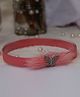 BABY Charm Fur & Butterfly Applique Detailed Headband - Mauve