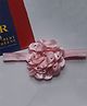 BABY Charm Dimond Embellished Floral Designed Headband - Baby Pink