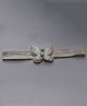 BABY Charm Beads Embellished Butterfly Designed Headband - Off White