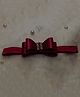BABY Charm Bow Applique Detailed Stones Embellished Headband - Dark Pink
