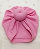 BABY Charm Cotton Solid Turban Cap - Baby Pink- 1 to 10 Years