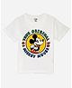Wear Your Mind Cotton Disney Mickey & Friends Featuring Half Sleeves Character Printed Tee - White