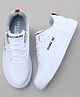 Skechers Solid Colour Casual Shoes With Lace Up Closure - White
