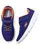Skechers Casual Shoes With Velcro Closure - Navy Blue & Orange
