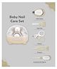 Mi Arcus Baby Grooming Scissors & Nail Clipper Kit Manicure Set Pack of 5- Ivory, 0M+