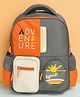 Mi Arcus Premium School Backpack with Multiple Pockets for Kids   - Grey 15.5 Inch