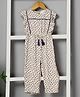 Budding Bees Rayon Sleeveless Floral Printed Frill Detailed Jumpsuit - Purple