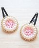 Pretty Ponytails Pearls & Beads Embellished Tic Tac Clips - Pink