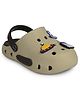 LIBERTY Space Theme Applique Detailed Perforated Clogs - Beige