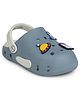 LIBERTY Space Theme Applique Detailed Perforated Clogs - Blue