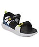 LIBERTY Colour Blocked Sandals With Velcro Closure - Black