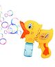 NIYAMAT Cute Duck Face Bubble Gun Machine for Kids, Automatic Bubble Gun- Leak-Proof Design, Fun Indoor/Outdoor Summer & Party Toy  with 1 Bubble Solution