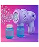 NIYAMAT Bubble Gun Toys Led Bubble Shooter Gun with Bottle Inside & Light Sound Toys - Multicolour