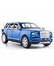 NIYAMAT 1:24 Diecast Metal Car Model RR Cullinan Toy Cars for Kids Pull Back Openable Doors with Light Sound - Blue